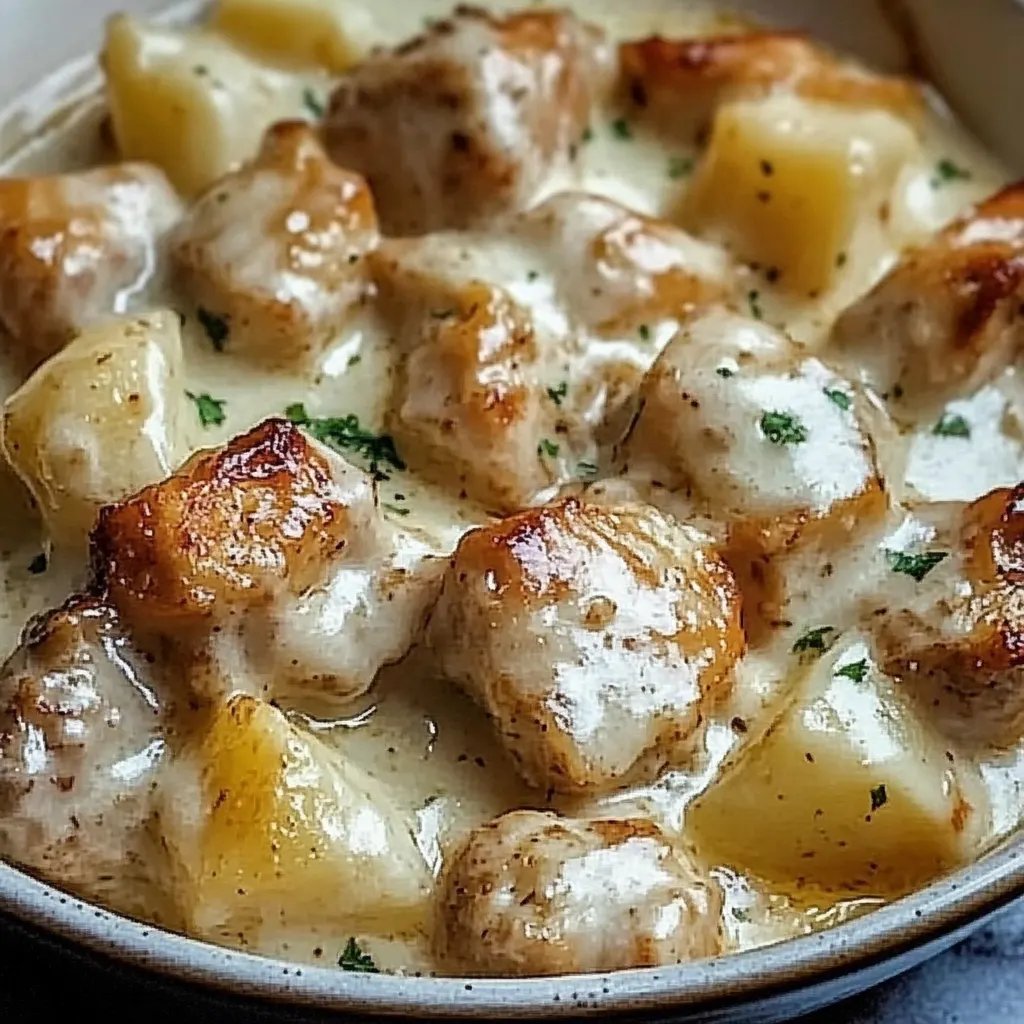 Garlic Parmesan Crockpot Chicken and Potatoes