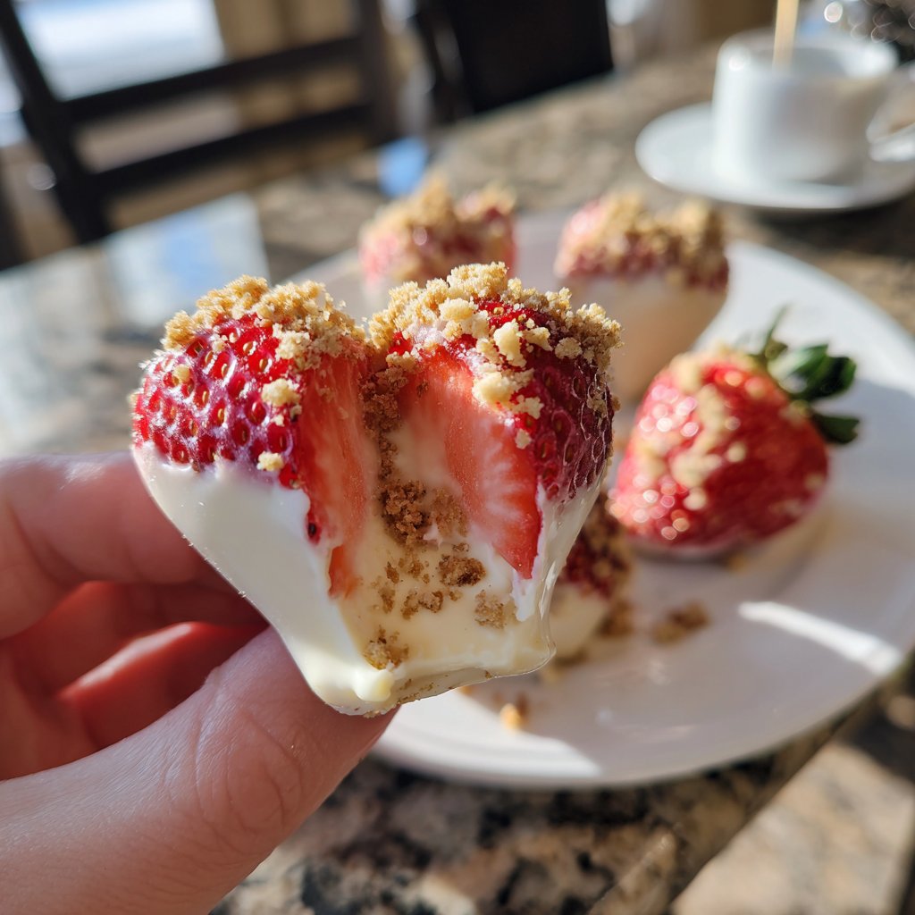 Valentines Snacks Strawberry Yogurt Bites
