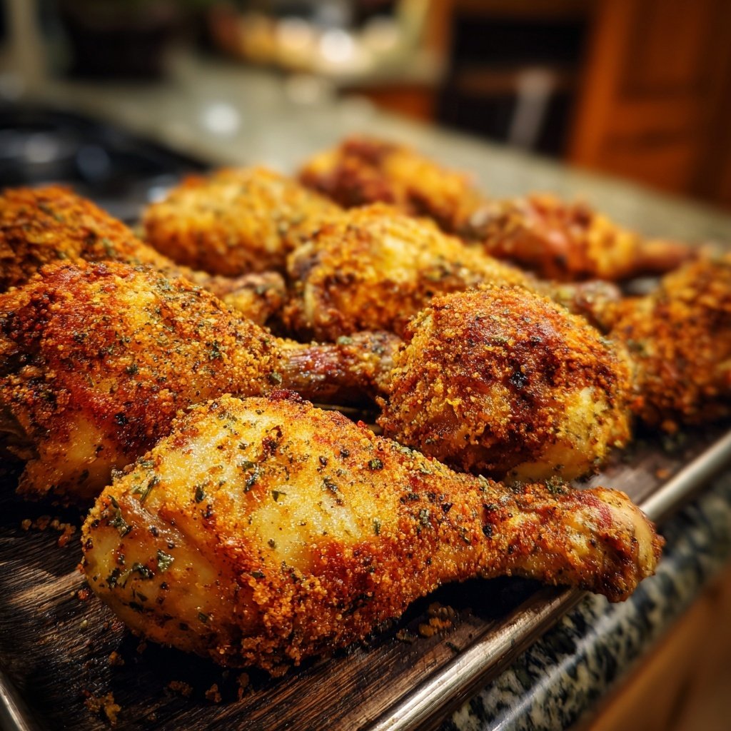 Crispy Oven Baked Drumstick Chicken