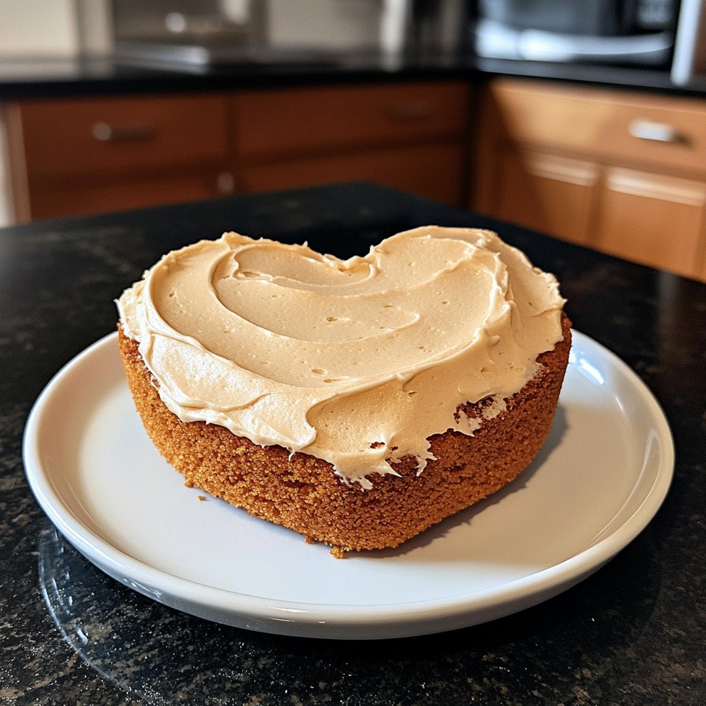 Mini Heart Cake with Vanilla Sponge