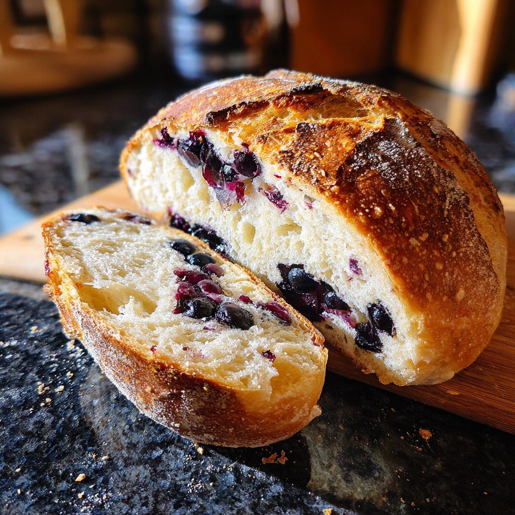 Lemon Blueberry Sourdough Bread Easy Method