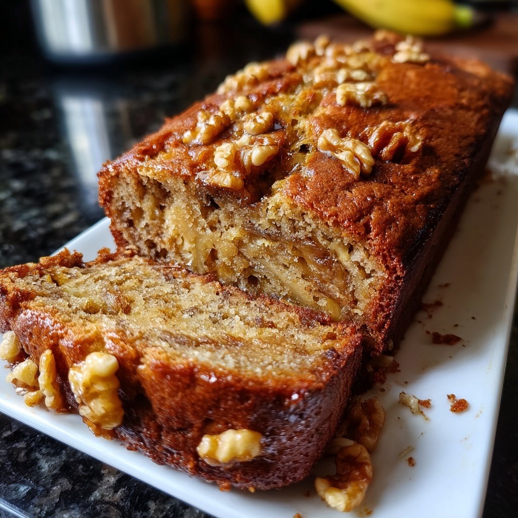 Banana Bread with Walnuts Recipe