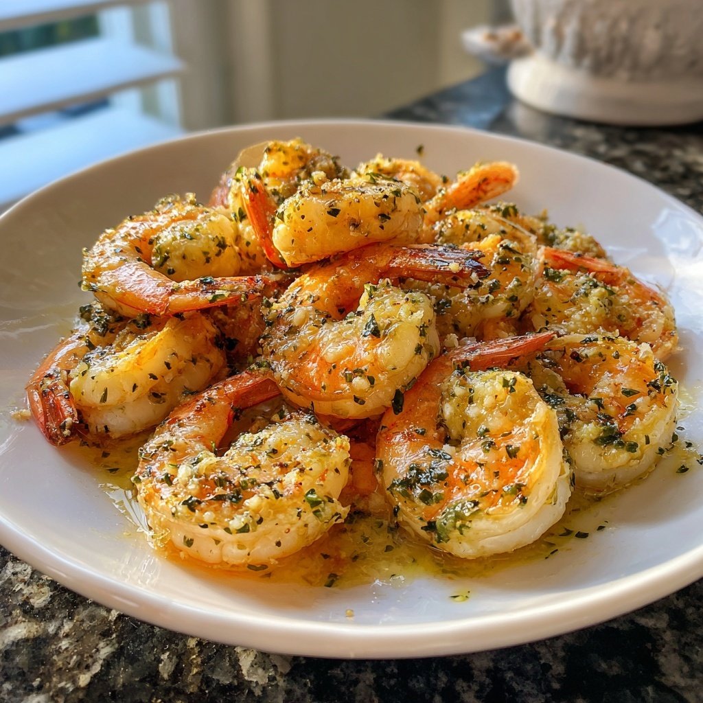 Baked Garlic Shrimp