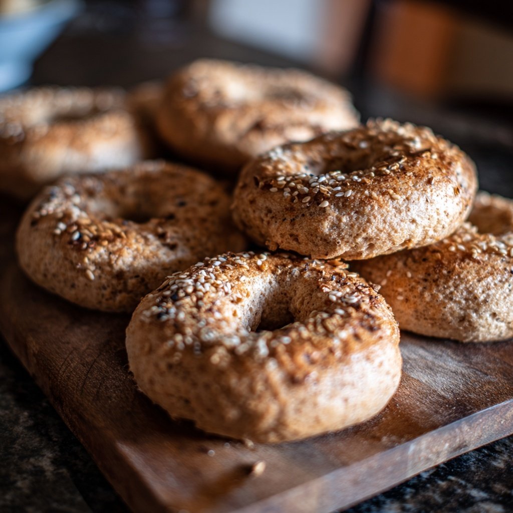 Whole Wheat High Protein Bagels