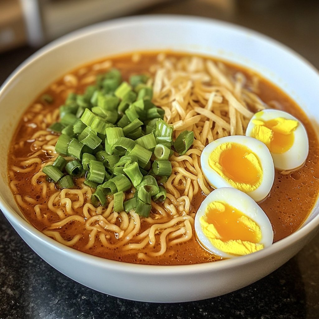 Set-It-and-Forget-It Slow Cooker Chicken Ramen-Inspired Soup
