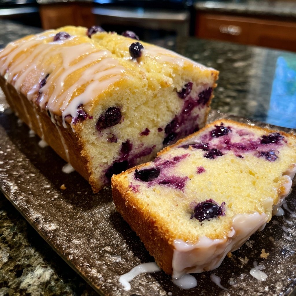 Lemon Blueberry Pound Cake
