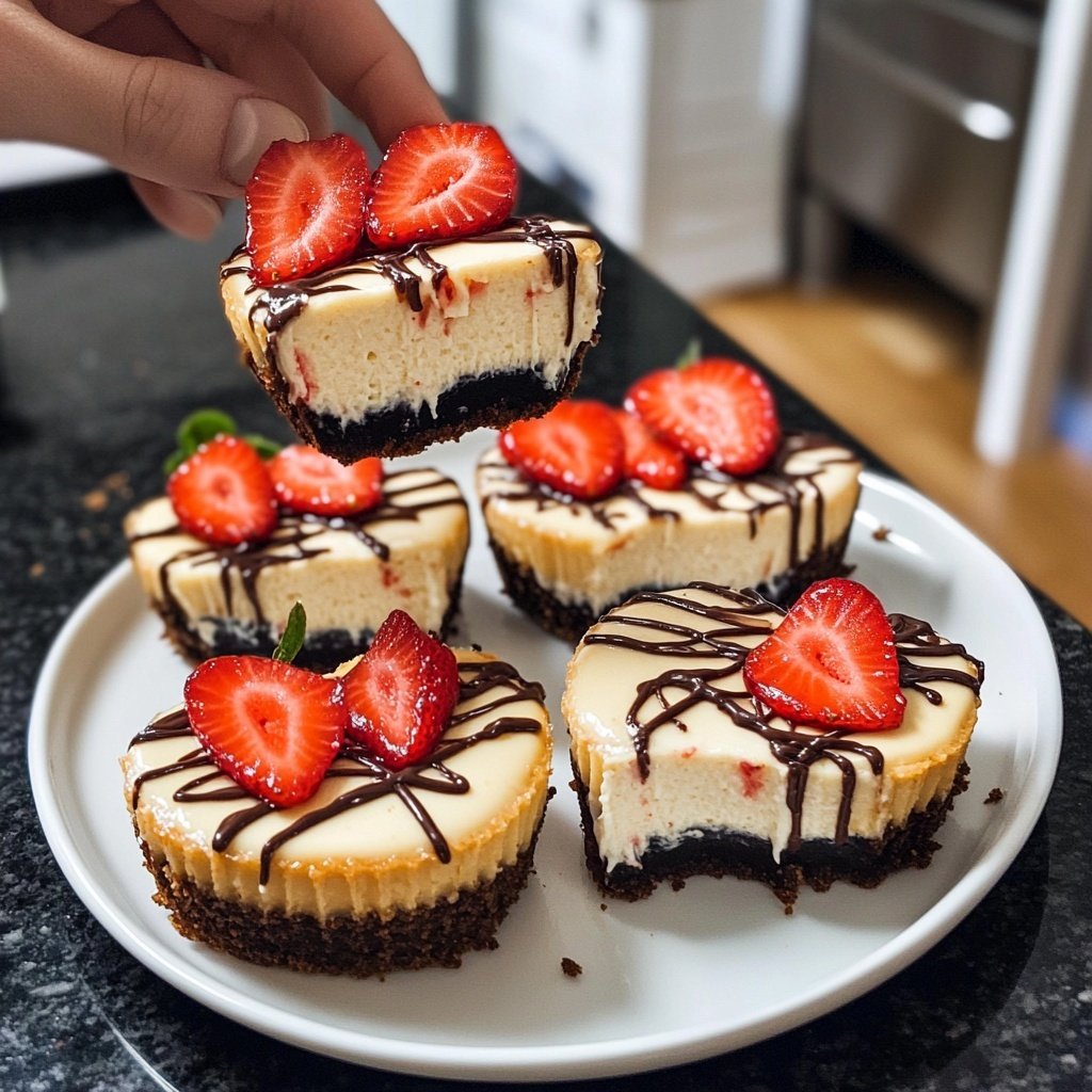 Valentines Treats Mini Cheesecakes
