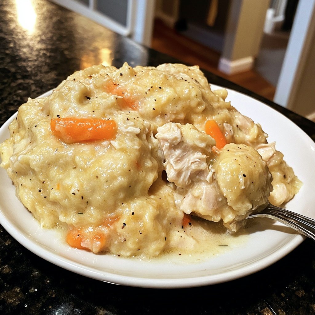Set-It-and-Forget-It Slow Cooker Chicken and Dumplings