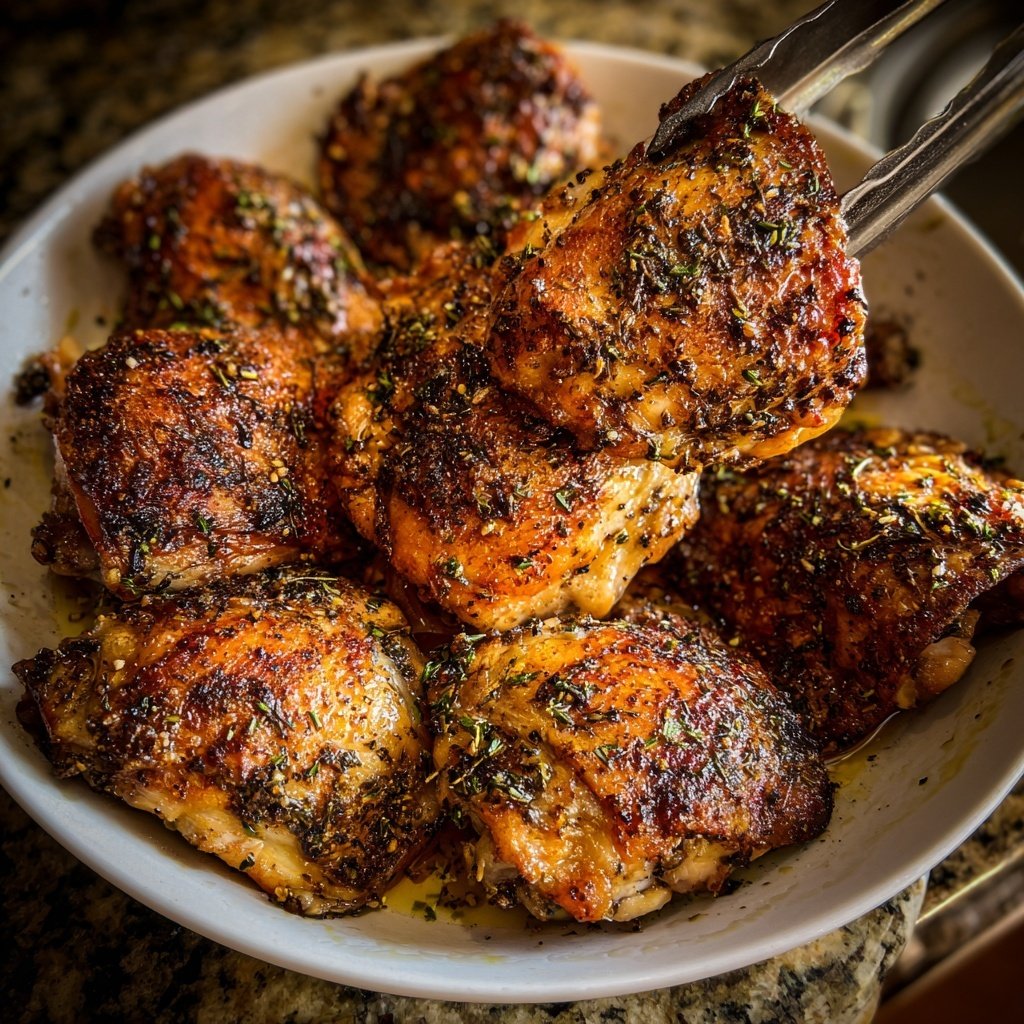 Mediterranean Baked Chicken Thighs